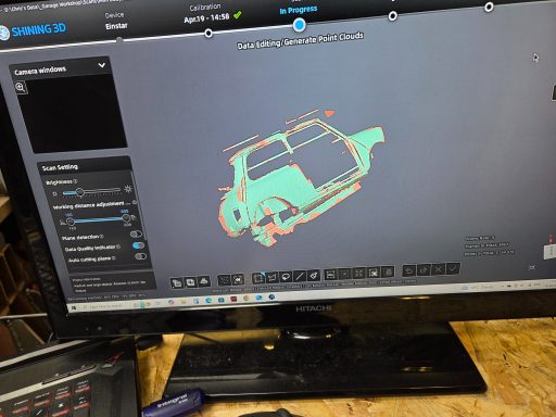 3d scan of original Mini bodyshell
